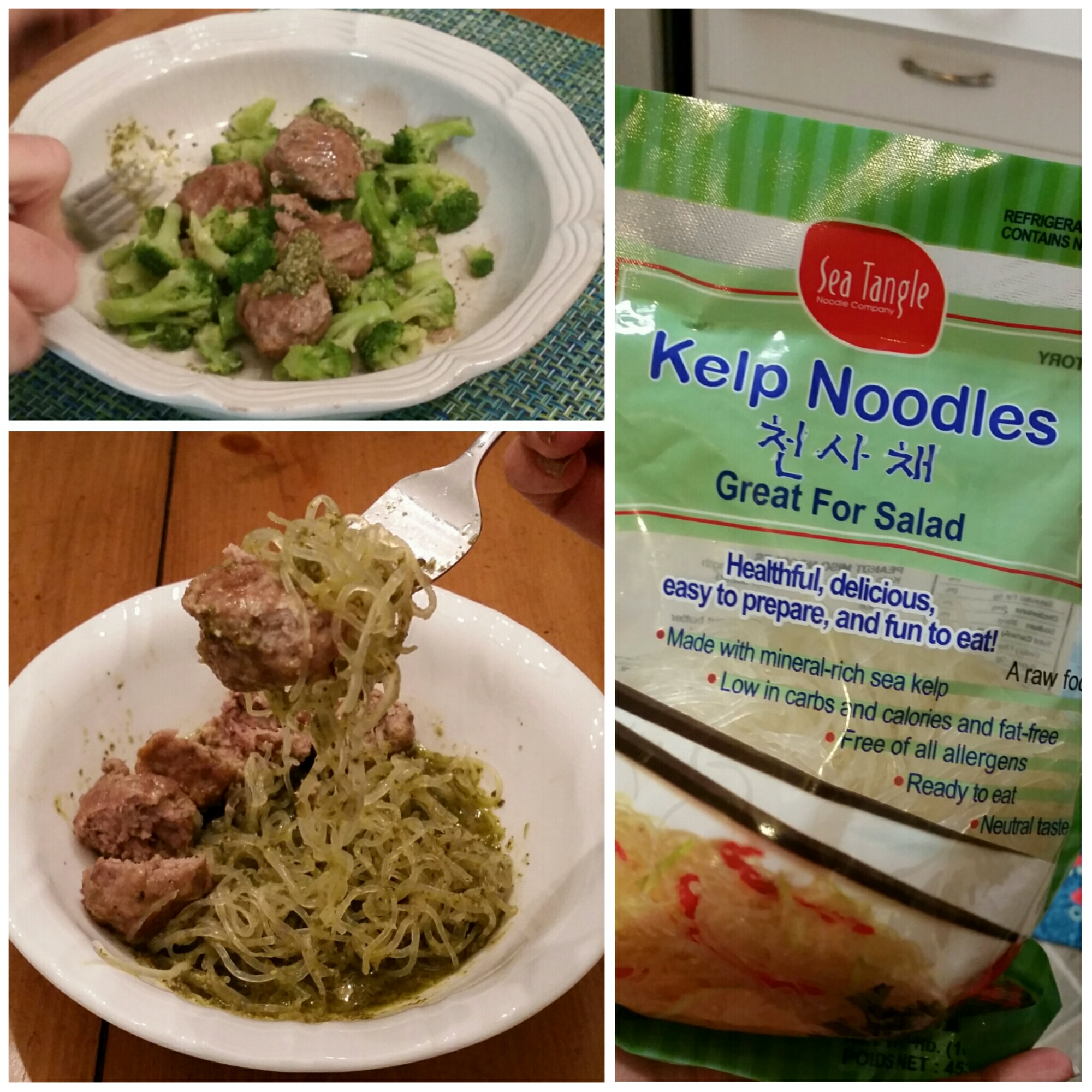 Lamb Meatballs + Kelp Noodles